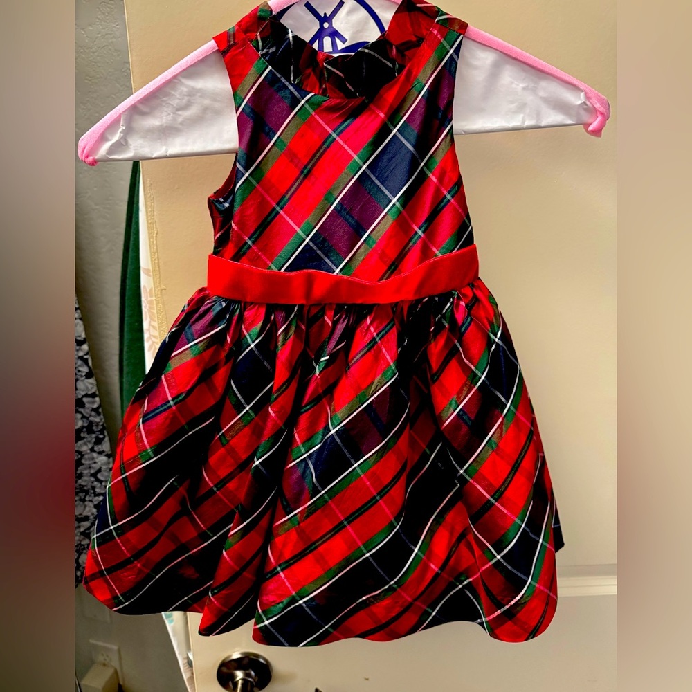 Janie and Jack tartan toddler dress